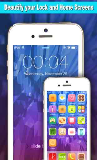 Magic Screen FREE - Wallpapers & Backgrounds Maker with Cool HD Themes for iOS8 & iPhone6 4