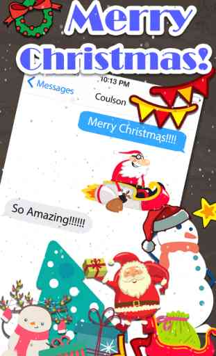 Merry Christmas Emoji - Holiday Emoticon Stickers & Emojis Icons for Message Greeting 2
