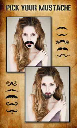 Mustache Booth FREE - Grow & Morph a Hilarious Beard Sticker on Yr Face 2