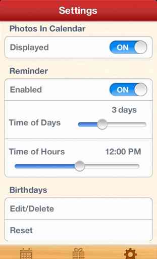 Birthday Calendar Plus - Post Video, Photo, Message, and More! 4
