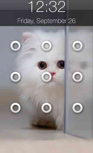 Cat Pattern Screen Lock 1