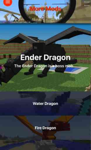 DRAGONS MODS FREE for Minecraft PC Game Edition 3
