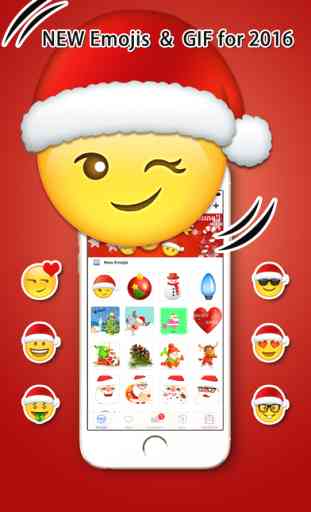 Emoji Added - Sticker with Christmas,Santa,Holiday 1