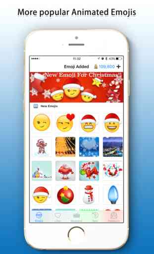 Emoji Added - Sticker with Christmas,Santa,Holiday 3