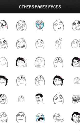Funny Rages Faces - Stickers for WhatsApp, Viber, Telegram, Tango & Messengers 4