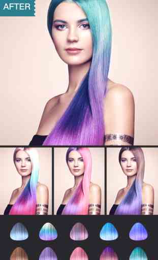 Hair Color Dye -Switch Hairstyles Wig Photo Booth 1