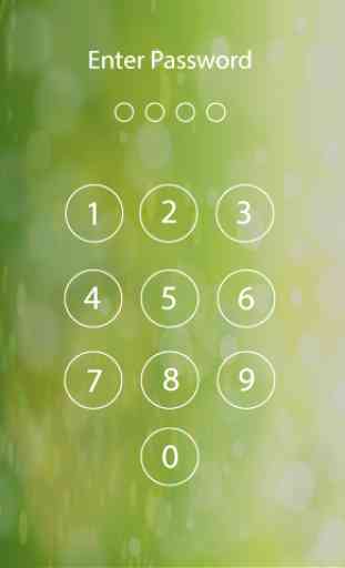 Lock screen password 1