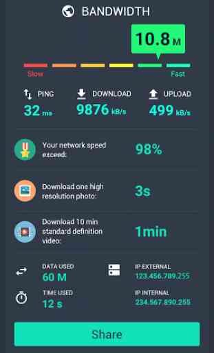 Net Bandwidth SpeedTest Master 3