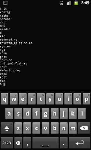 Terminal Emulator for Android 1