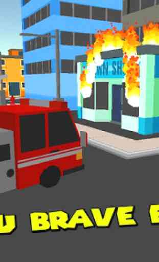 Cube Fire Truck: Firefighter 1