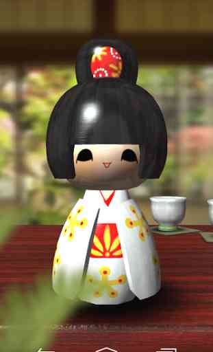 Japanese Geisha Doll 3D 4