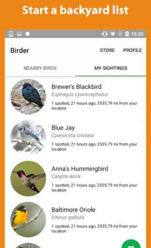 Birder - Record birds you see 3