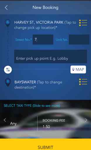ComfortDelGro SWAN TAXIS App 3