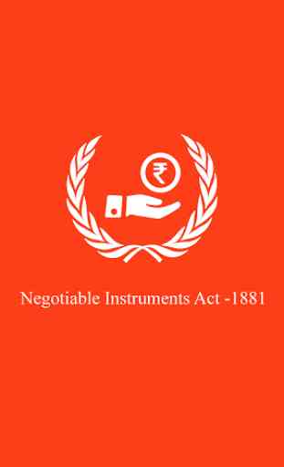 Negotiable Instrument Act 1881 1