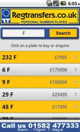 Number Plates Search 2