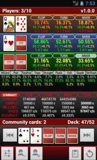 Poker Stats & Odds Calculator 1