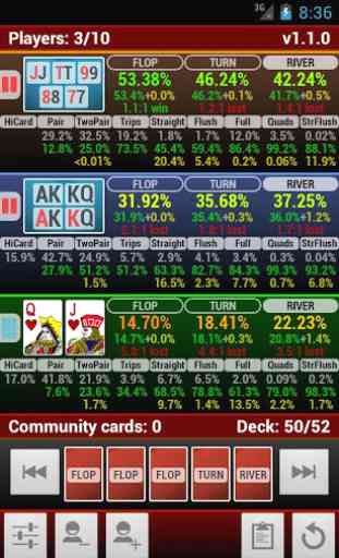 Poker Stats & Odds Calculator 3