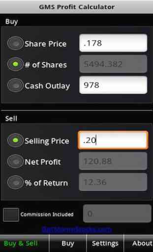Stock Profit Calculator FREE 2