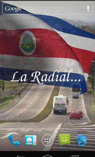 3D Costa Rica Flag LWP 3