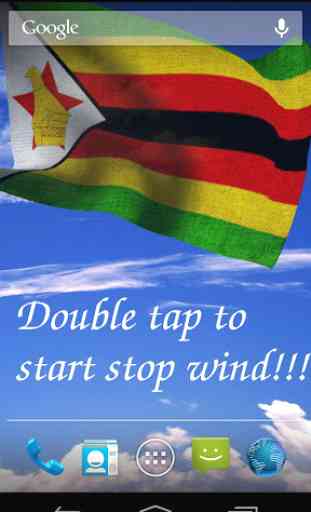 3D Zimbabwe Flag LWP 1