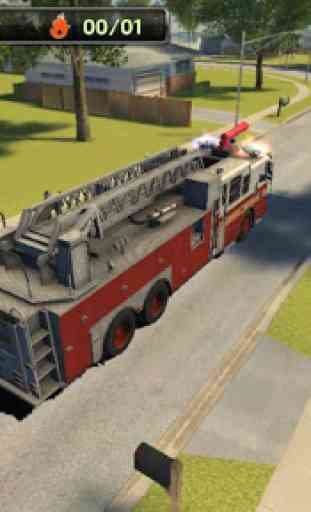 Fire Truck Parking Simulator 3