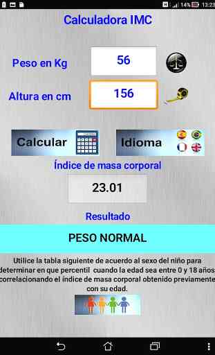 Multilingual BMI calculator 4