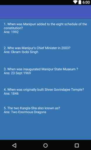 Quiz on Manipur 2