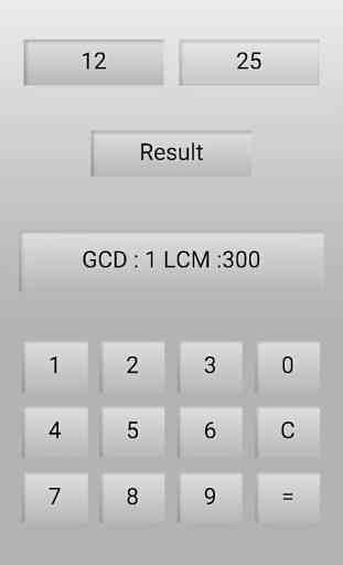 GCD LCM calculator 2