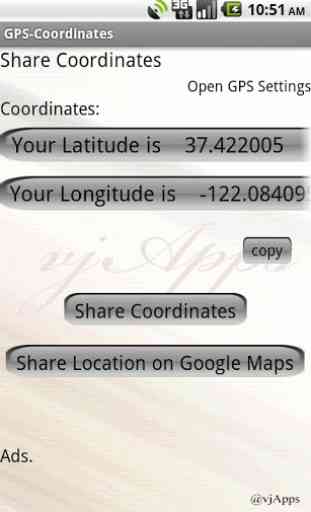 GPS Coordinates GPS Location 3