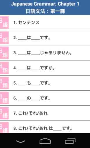 Japanese Grammar 1 1