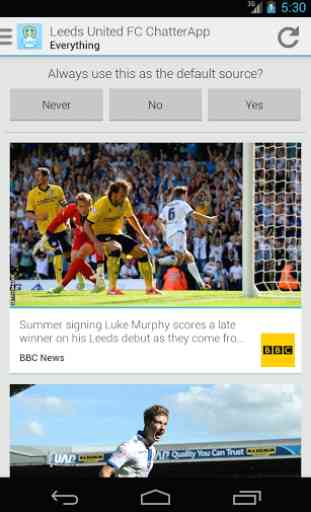 Leeds United FC ChatterApp 2