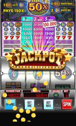 Triple 50x Pay Slot Machine 2