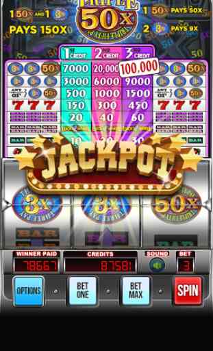 Triple 50x Pay Slot Machine 4
