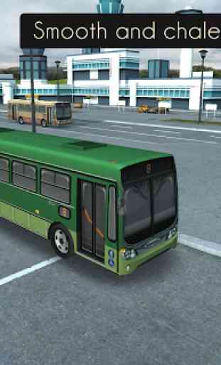 City Airport 3D Bus Parking 3