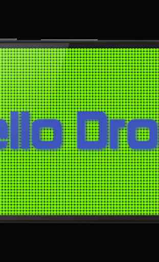 Droid LED Scroller Text 1