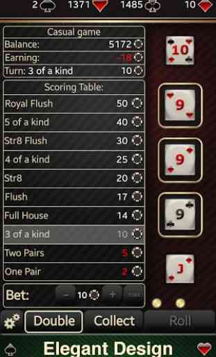 Poker Dice Challenge 1