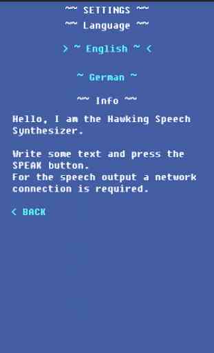 Speech Synthesizer - Hawking 3