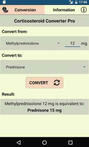 Corticosteroid Converter Pro 1