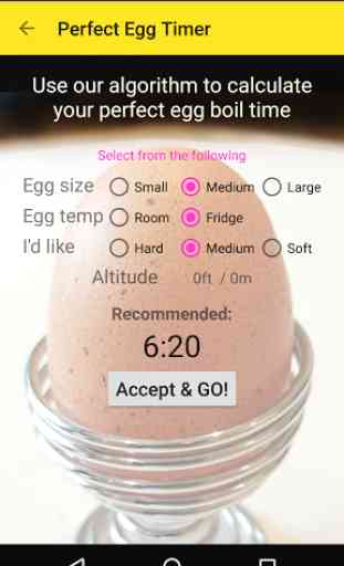 Free Egg Timer for perfect egg 2