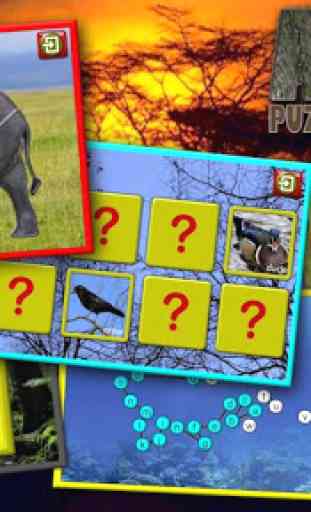 Kids animal puzzle and memory 1