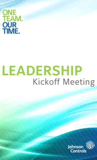 Leadership Kickoff Meeting 1
