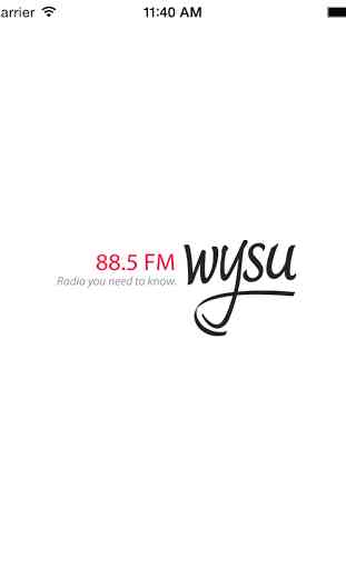 WYSU Public Radio App 1