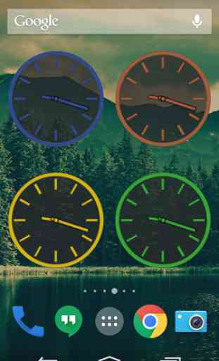 Glossy Analog Clock Widgets 2