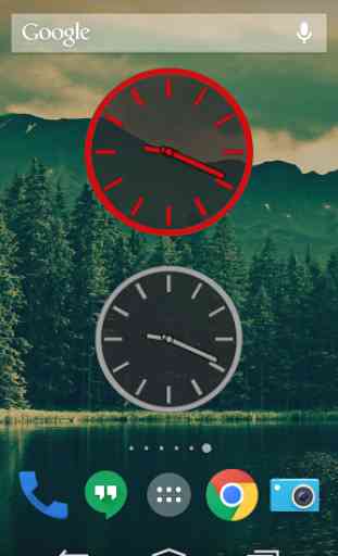 Glossy Analog Clock Widgets 4