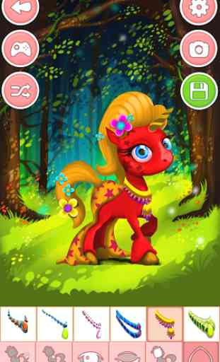Unicorn & Pony Dress up Games 1