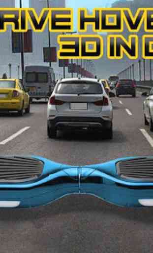 Drive Hoverboard 3D In City 1