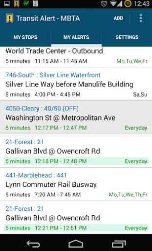 MBTA Transit Alert 3