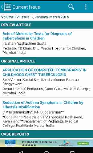 Pediatric Oncall Journal 2