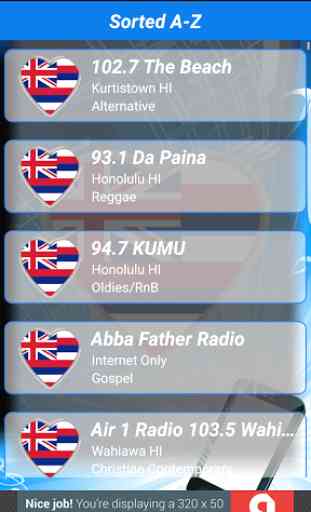 Radio Hawaii USA PRO+ 3