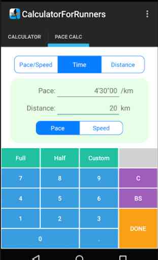 Calculator for Runners 3